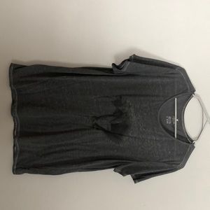 Grey Screen Printed Tee